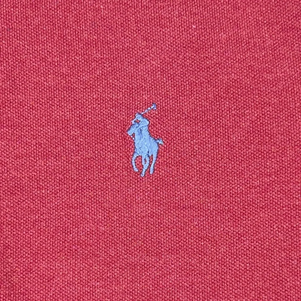 Polo Ralph Lauren Polo Shirt Mens XL Red Classic Fit Embroidered Pony Logo Pique